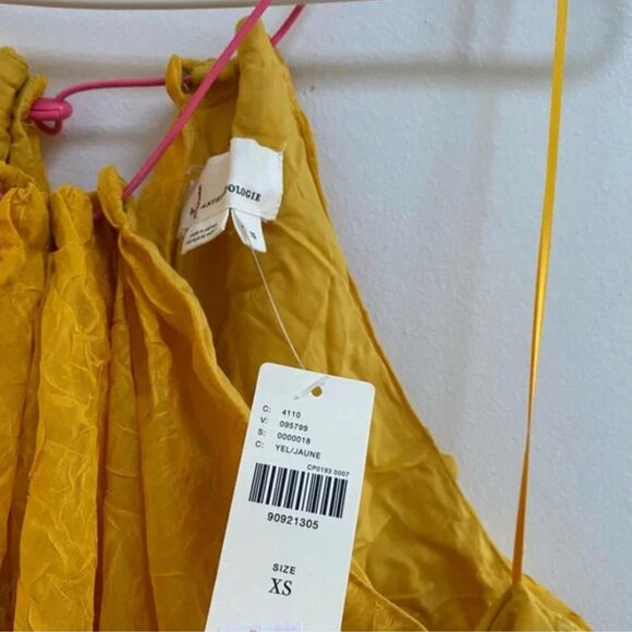 By Anthropologie Halter Parachute Bubble-Hem Tank XS - Picture 6 of 8